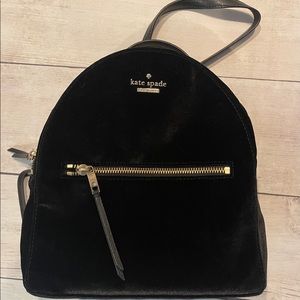 Kate Spade Velvet Backpack